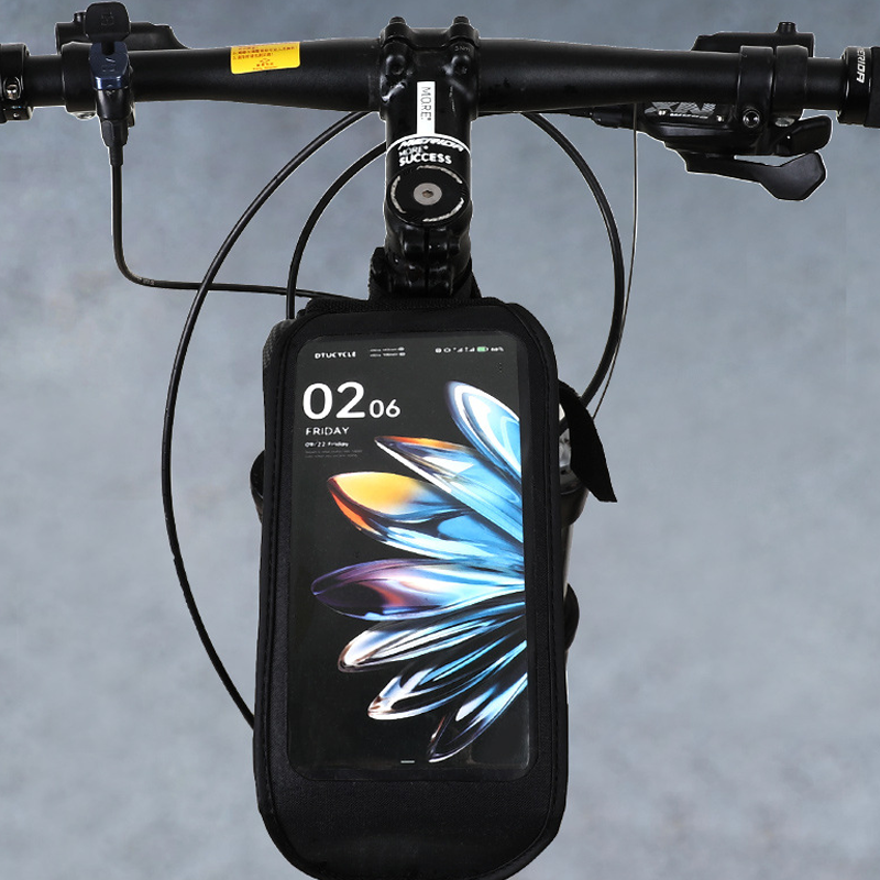 ⏳Time-Limited Special⏰Waterproof Bike Top Tube Bag – Hard-Shell Phone Holder for MTB & Road Bikes🚴📲