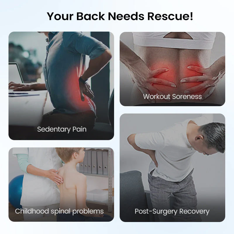 Magnetic Lumbar Stretcher – Acupressure Massage, Portable Design & Relieves Back Pain 🧘‍♂️✨