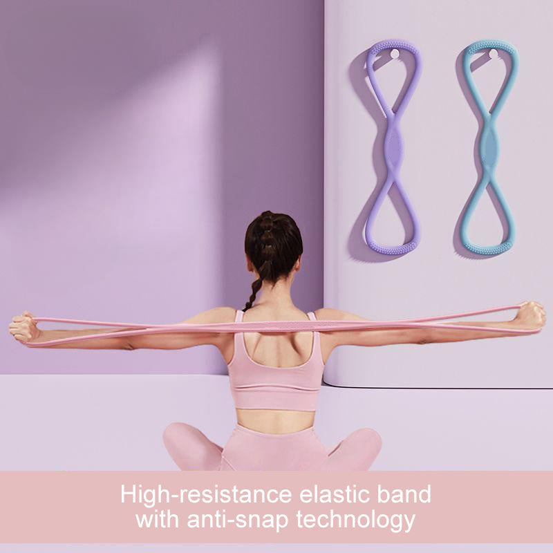 ⚡50K+ SOLD!🔥 ONLY $19.8!💥Figure 8 Fitness Resistance Band with Handles