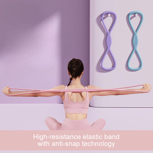 ⚡50K+ SOLD!🔥 ONLY $19.8!💥Figure 8 Fitness Resistance Band with Handles