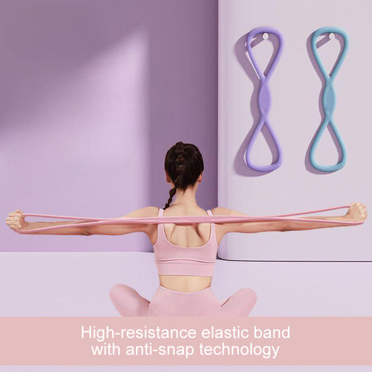 ⚡50K+ SOLD!🔥 ONLY $19.8!💥Figure 8 Fitness Resistance Band with Handles
