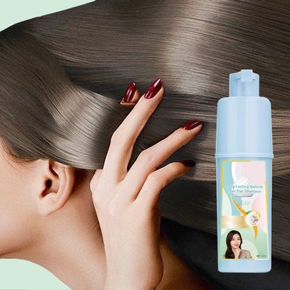 🌸Spring Sale 🎉50%OFF🔥Long Lasting Natural Hair Dye Shampoo