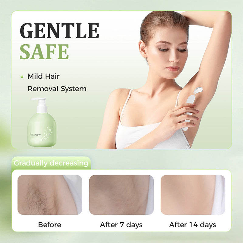 🌈Limited-time Sale⏰ Grab One for a Mate 🎁 Large-size hair removal cream Gentle and non-irritating hair removal cream set (hair removal cream + razor)🎁