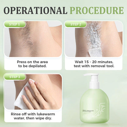 🌈Limited-time Sale⏰ Grab One for a Mate 🎁 Large-size hair removal cream Gentle and non-irritating hair removal cream set (hair removal cream + razor)🎁