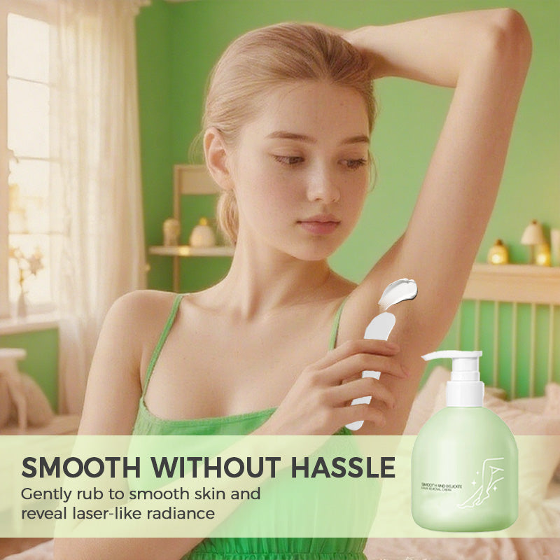 🌈Limited-time Sale⏰ Grab One for a Mate 🎁 Large-size hair removal cream Gentle and non-irritating hair removal cream set (hair removal cream + razor)🎁