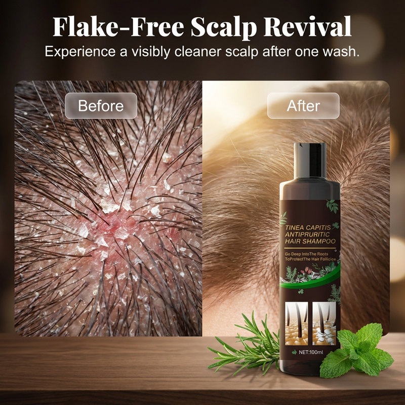 Plant Extract Anti-Dandruff & Itch Relief Shampoo