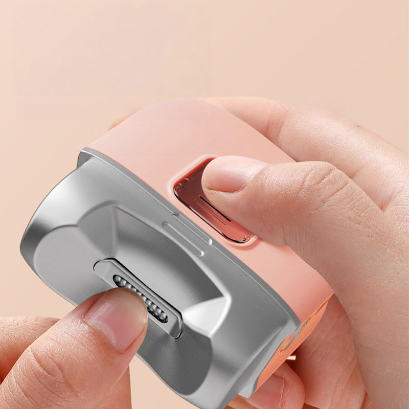 👶💅 360° rotary nail trimmer – LED light, quiet, safe for babies & adults!