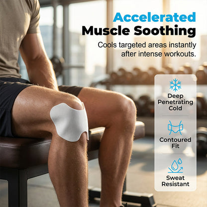 Rapid Relief Ice Compress Knee Patches (8-Pack)