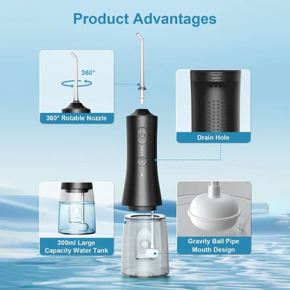 🎁 2026 New Year's Sale - Limited Time 50% OFF🎁✨Portable Cordless Water Flosser