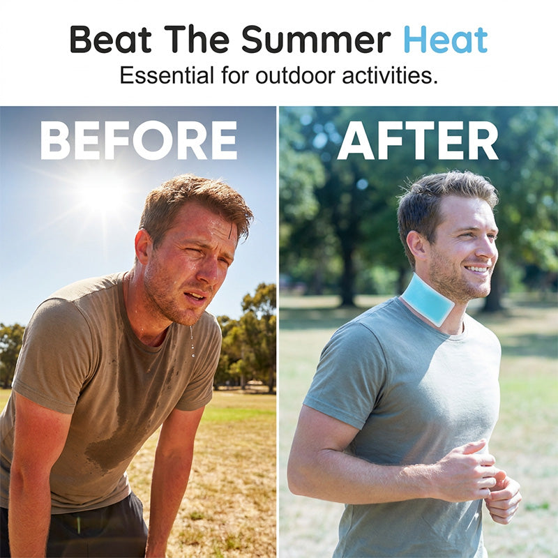 ❄️ 50% OFF NOW! 🥳 Skin-Friendly Instant Cooling Relief Patches – Gentle & refreshing – Soothes sunburn, fevers or muscle heat – perfect for hot days or post-workout 🌊✨