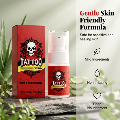 🥳2026 HOT SALE🥳💞50K+ SOLD!💉🎨 50% OFF! Tattoo Aftercare Spray – Instantly revives faded ink, ultra‑fine mist, no grease. Heals fast, colors pop like new! ✨🛡️
