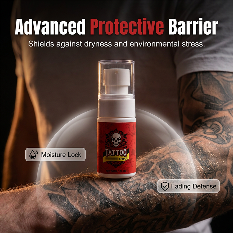 🥳2026 HOT SALE🥳💞50K+ SOLD!💉🎨 50% OFF! Tattoo Aftercare Spray – Instantly revives faded ink, ultra‑fine mist, no grease. Heals fast, colors pop like new! ✨🛡️