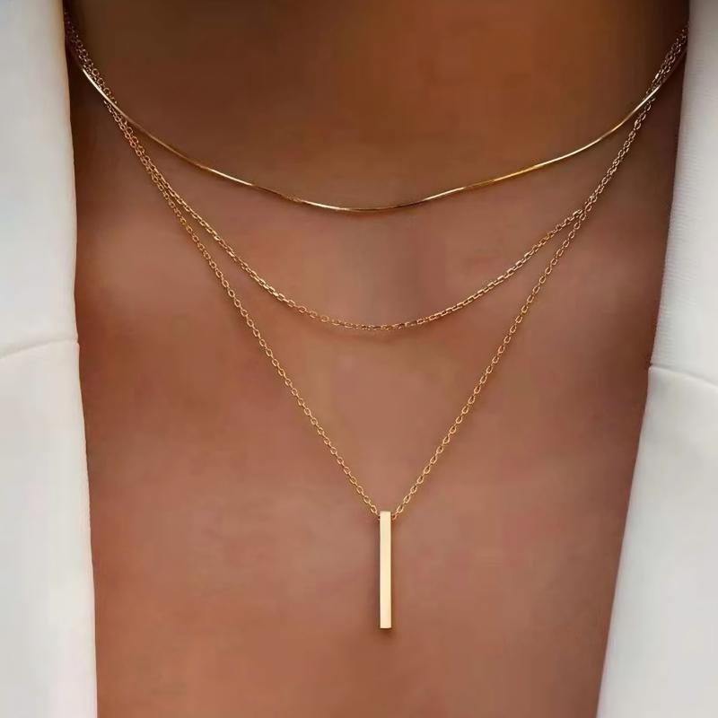 Elegant Multi Layered Necklace with Delicate Pendant🎁
