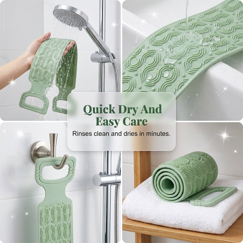 📢📢50% OFF !! ⏰Deep Cleansing Silicone Back Scrubber