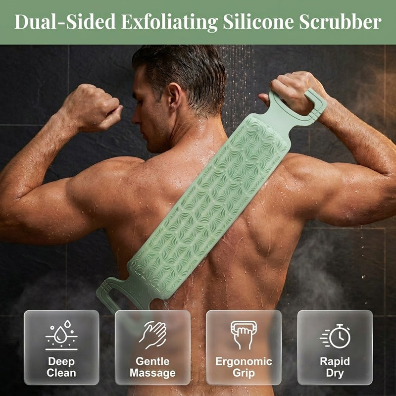 📢📢50% OFF !! ⏰Deep Cleansing Silicone Back Scrubber