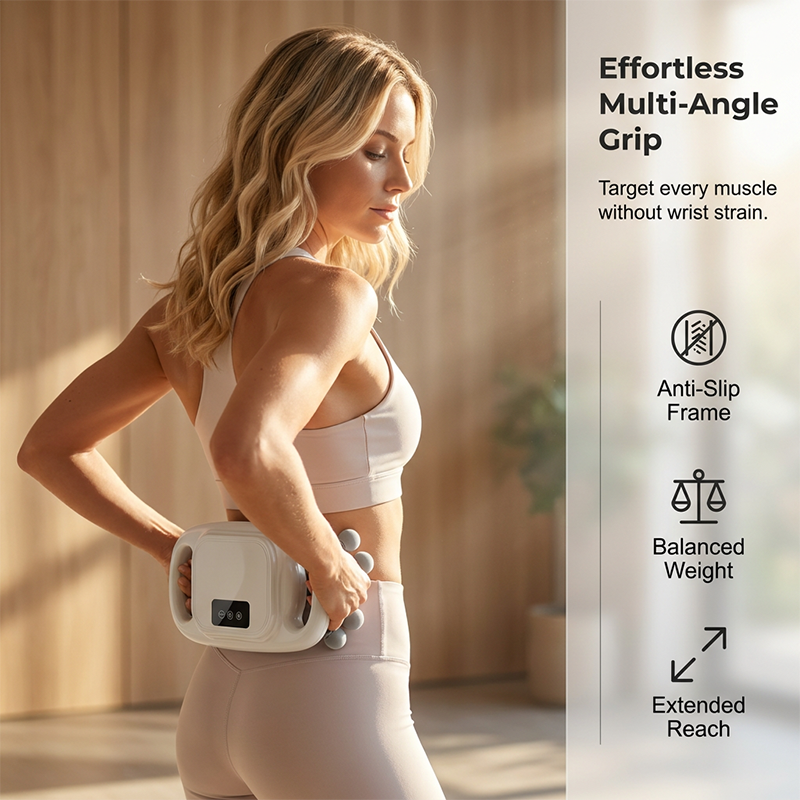 Cordless Muscle Massager with 16 Massage Heads