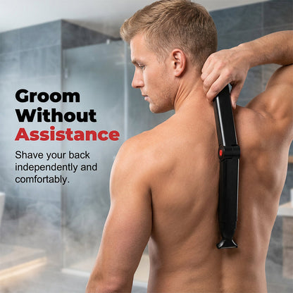 🥳2026 HOT SALE🥳💞50K+ SOLD!🪒💪 50% OFF! Reach-Anywhere Body Trimmer – Extendable handle, precision heads. Trim back, chest & legs yourself – no help needed! 🧔✨