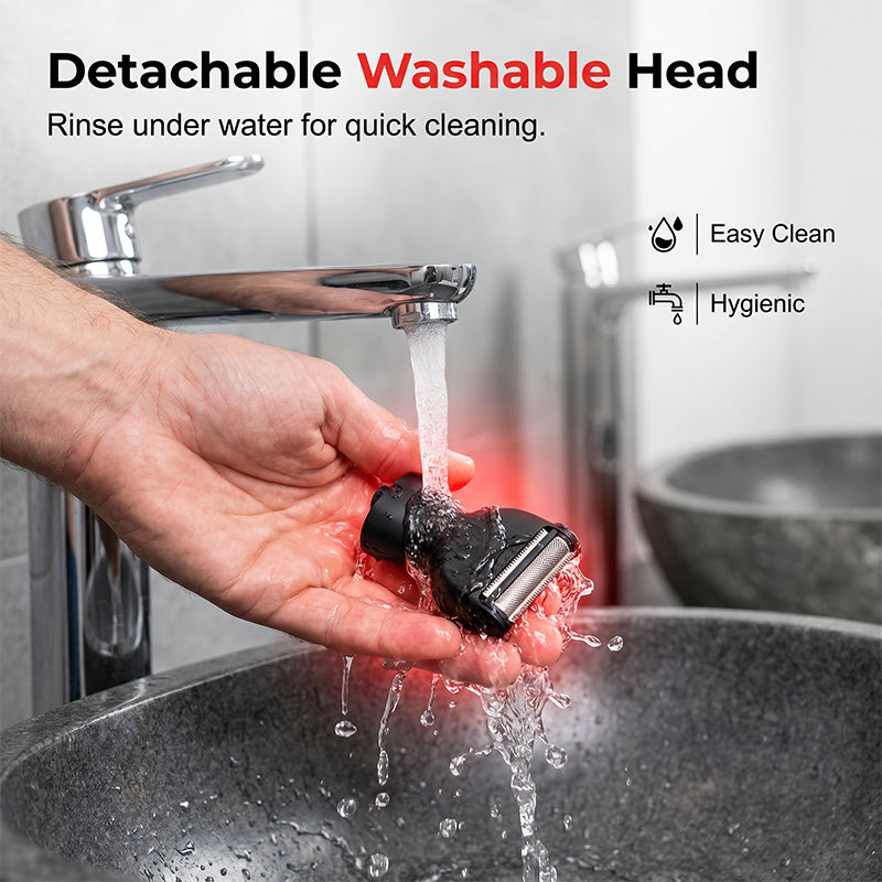 🥳2026 HOT SALE🥳💞50K+ SOLD!🪒💪 50% OFF! Reach-Anywhere Body Trimmer – Extendable handle, precision heads. Trim back, chest & legs yourself – no help needed! 🧔✨