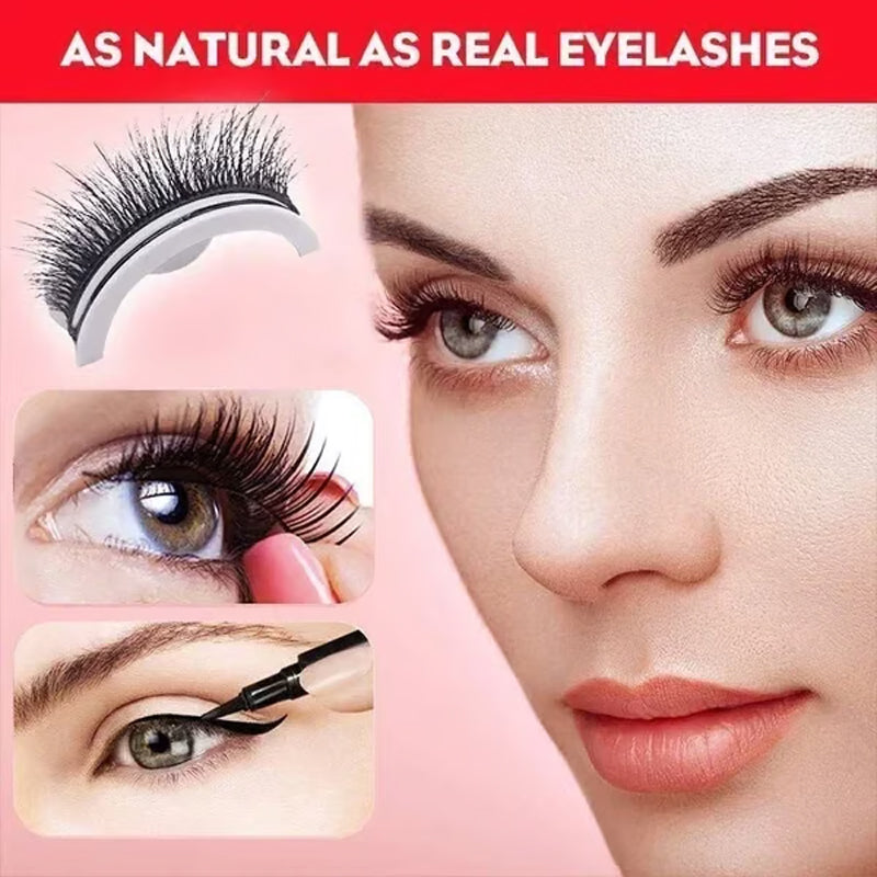 🥳2026 HOT SALE🥳💞50K+ SOLD!👁️✨ 50% OFF! Reusable Self‑Adhesive False Eyelashes – No glue needed, just press & go. Natural curl, reusable & easy to remove. A beauty game‑changer! 💕🌸