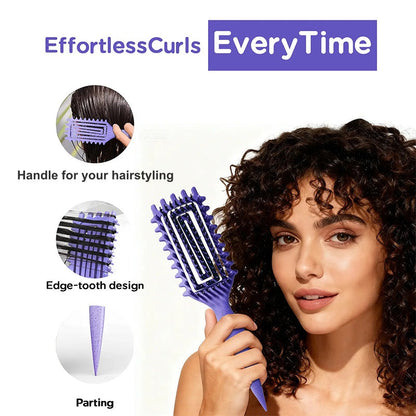 Ventilated Detangling Brush for Curly Hair