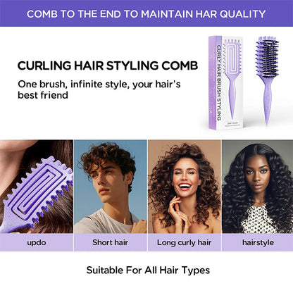 Ventilated Detangling Brush for Curly Hair