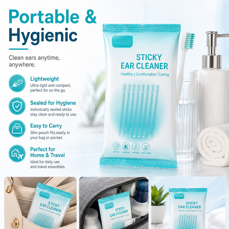 Gentle Sticky Ear Cleaning Sticks for Dry Earwax