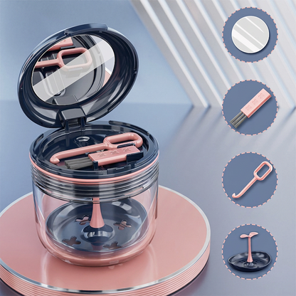 ⌛Limited-Time Offer-Leakproof Retainer Case with Mirror Portable Aligner Soaking Box