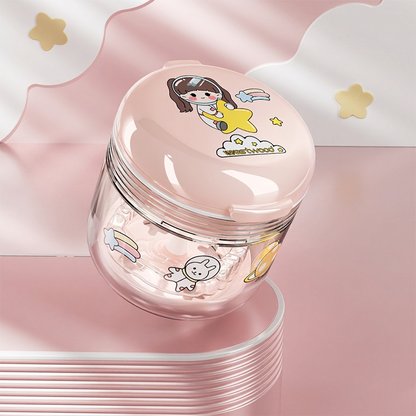 ⌛Limited-Time Offer-Leakproof Retainer Case with Mirror Portable Aligner Soaking Box