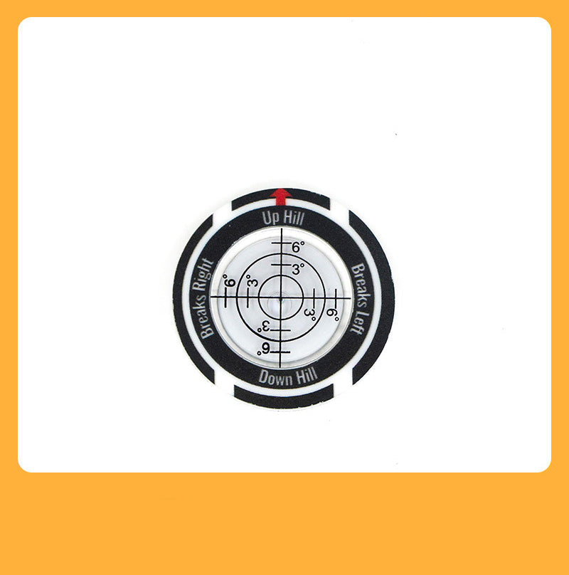 Precision Golf Green Reading Level & Ball Marker