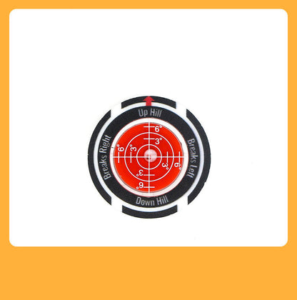Precision Golf Green Reading Level & Ball Marker