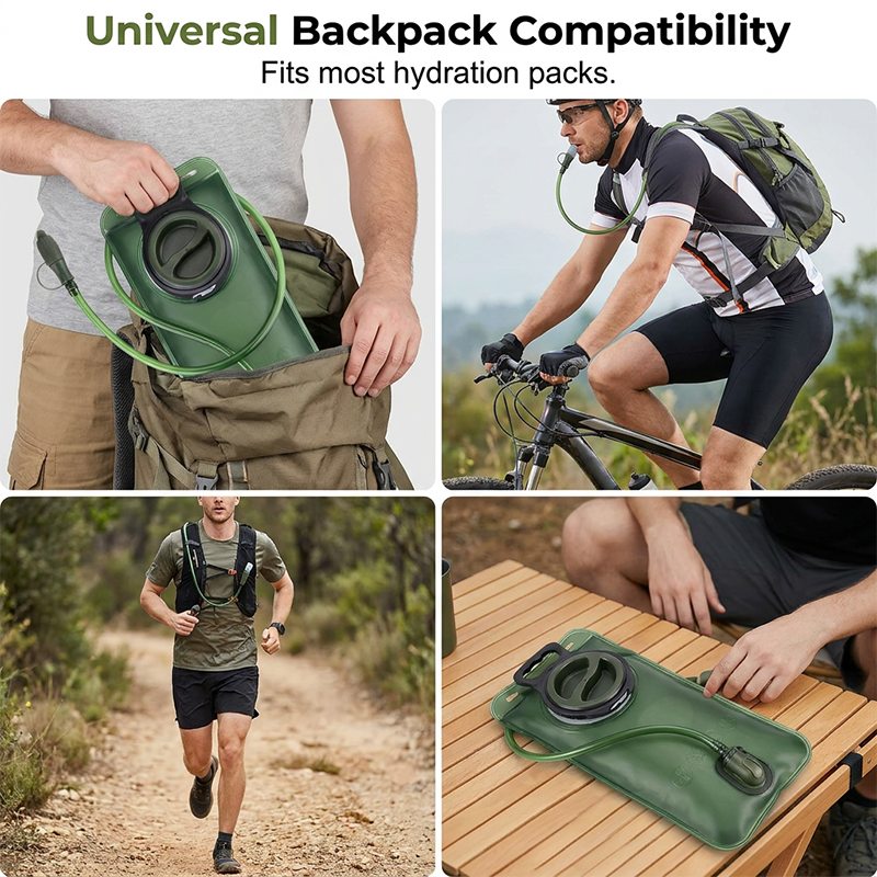 🔥50% Surprise Discount！🏕️Hydrate anytime, anywhere！💦2L Hydration Bladder with Quick-Release Tube