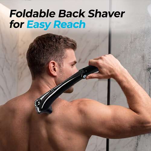 🪒Men's Electric Back Shaver with 180° Foldable Handle