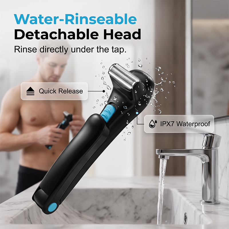 🪒Men's Electric Back Shaver with 180° Foldable Handle