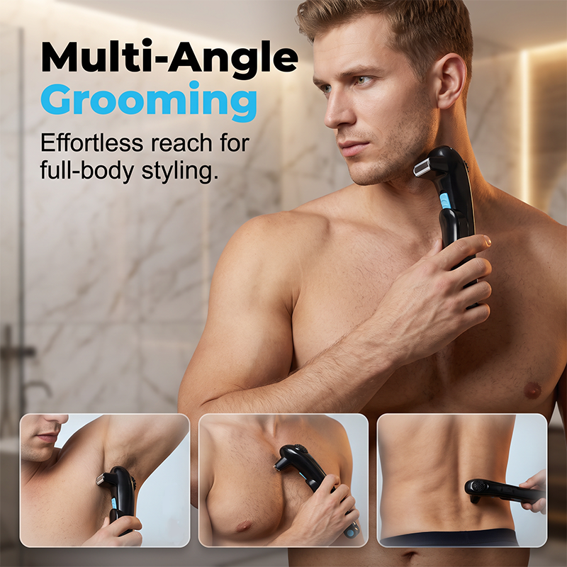 🪒Men's Electric Back Shaver with 180° Foldable Handle