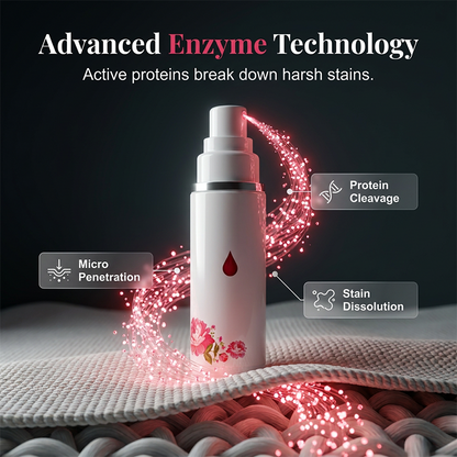🔥Limited-Time Offer ✨️Buy 2 Get 1 Free! 👱‍♀️🩸 Quick Blood Stain Remover—Powerful Protease
